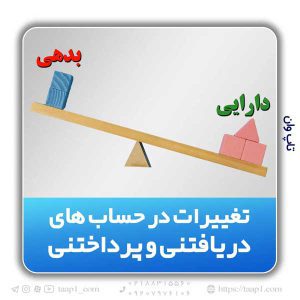 اثر حسابهای دریافتنی و پرداختنی