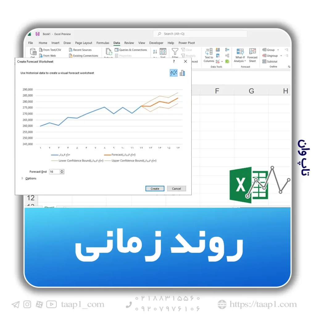 پیش بینی با اکسل